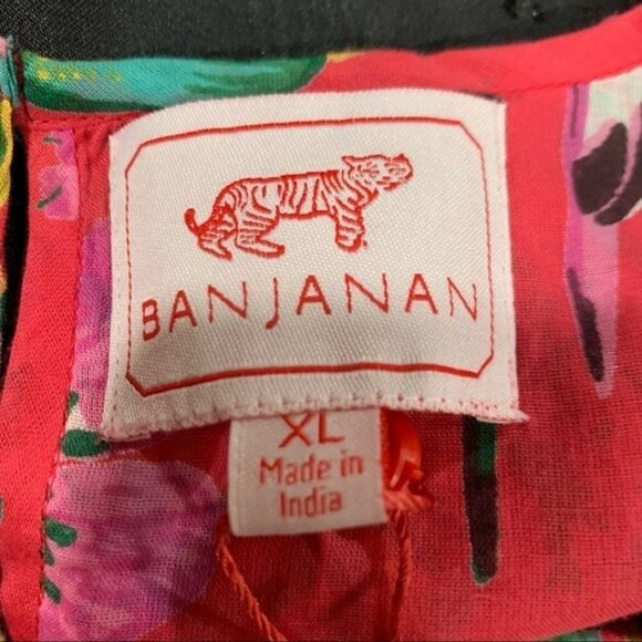 Banjanan‎ Iris Dress Woden Hedgerow Paradise Pink - Size Large - Picture 14 of 15